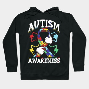 Autism Awareness Ribbon Autism Awareness Supporter Hoodie